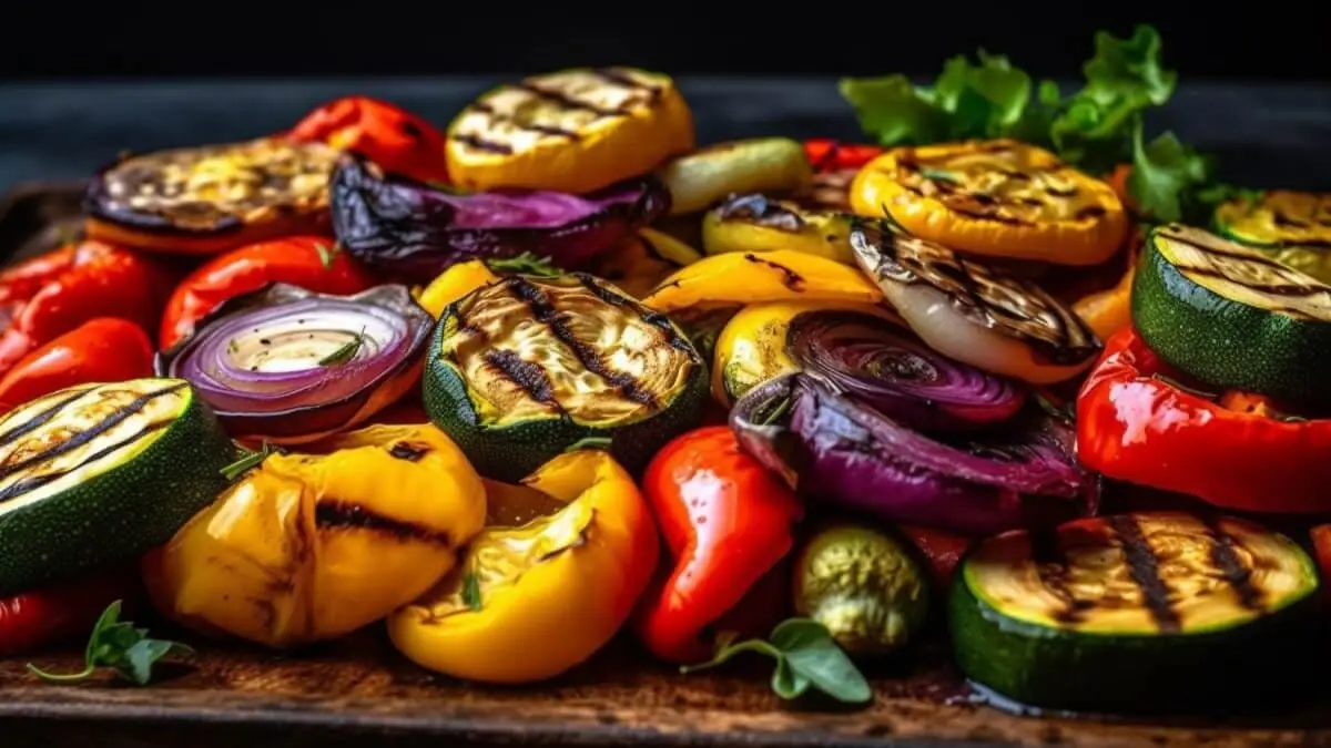 perfekt grillade grönsaker